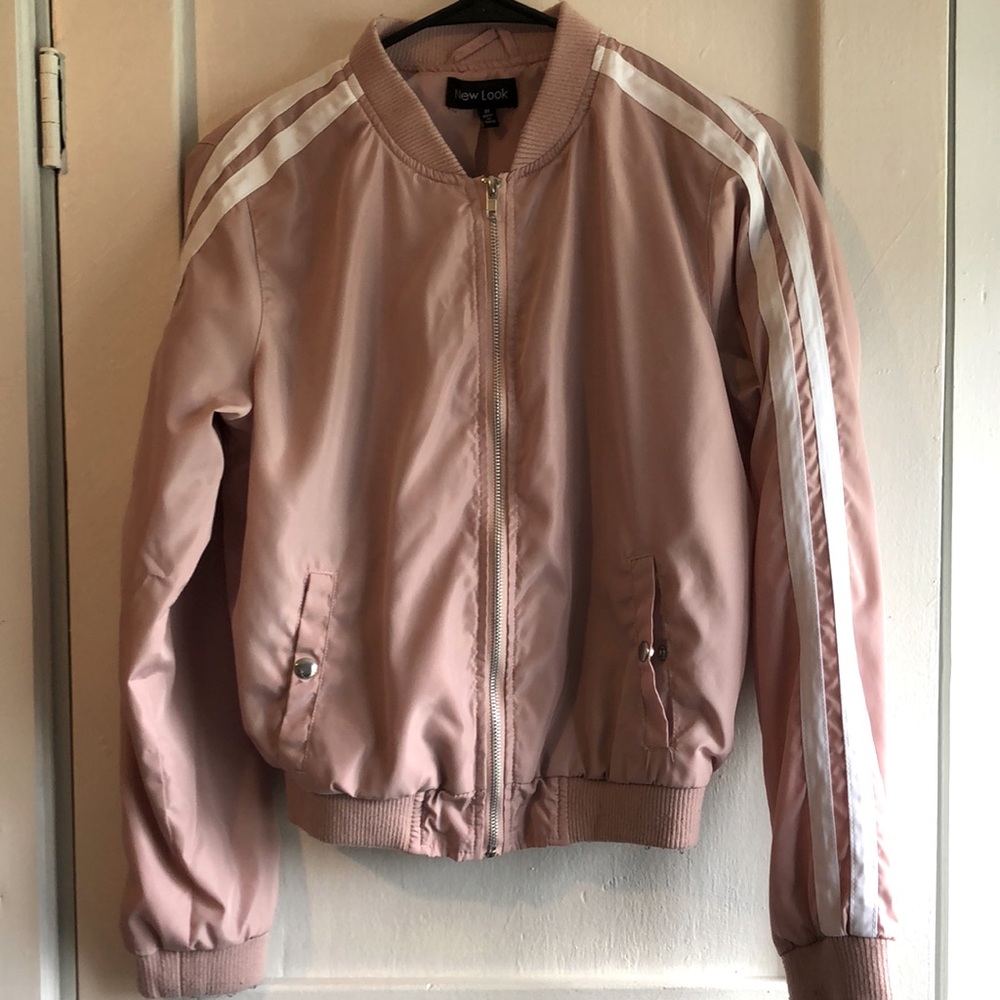 light pink jacket, size medium womens